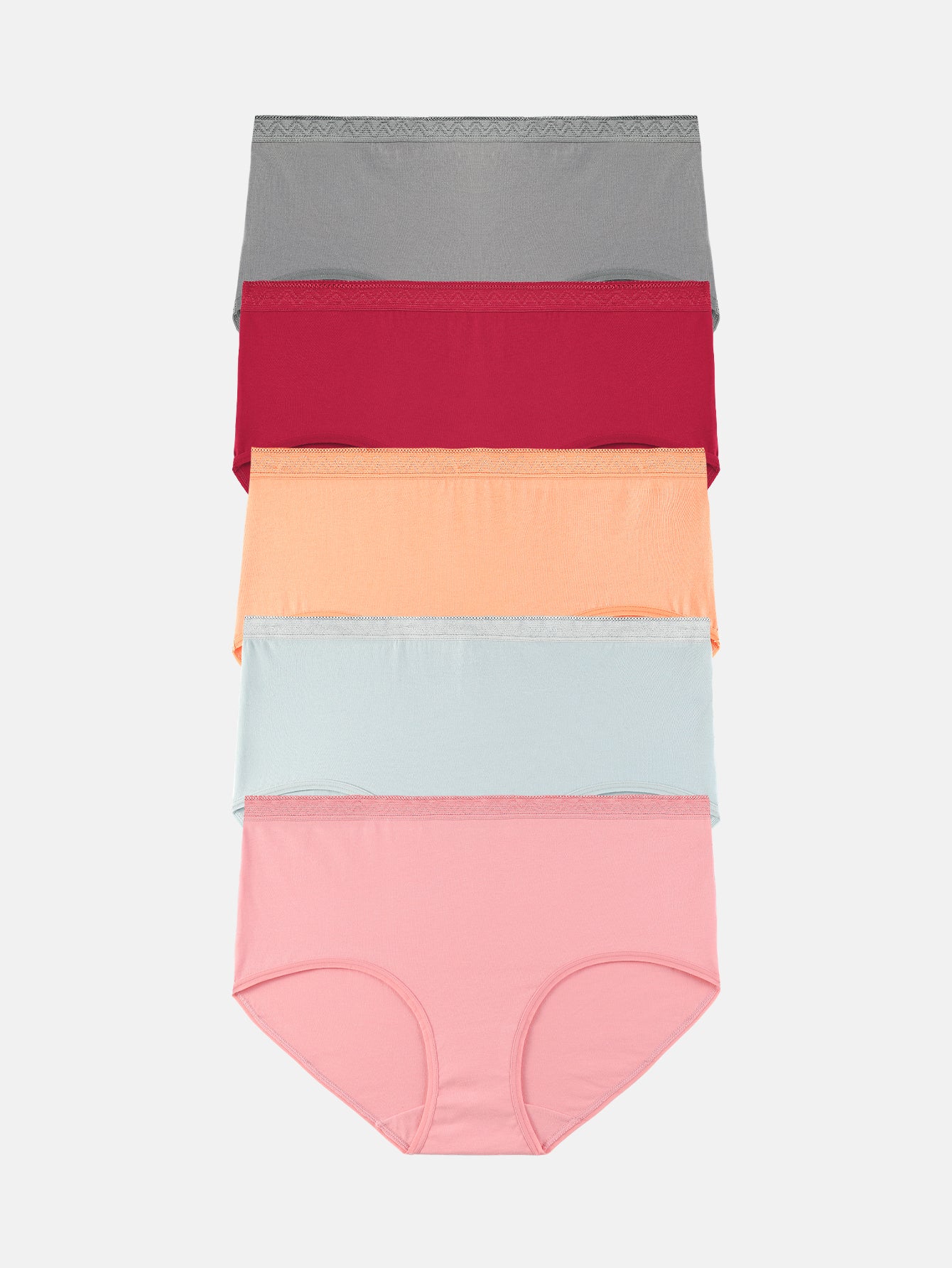 Women's Plus Size Cotton Brief Multipack  5-pack 1808