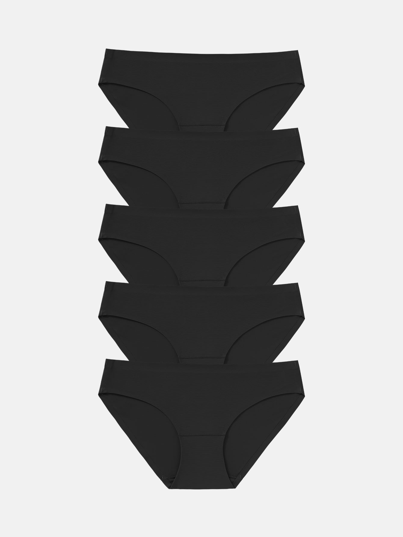 Women's Seamless Underwear No Show Panties Bikini Multipack  5-pack 826