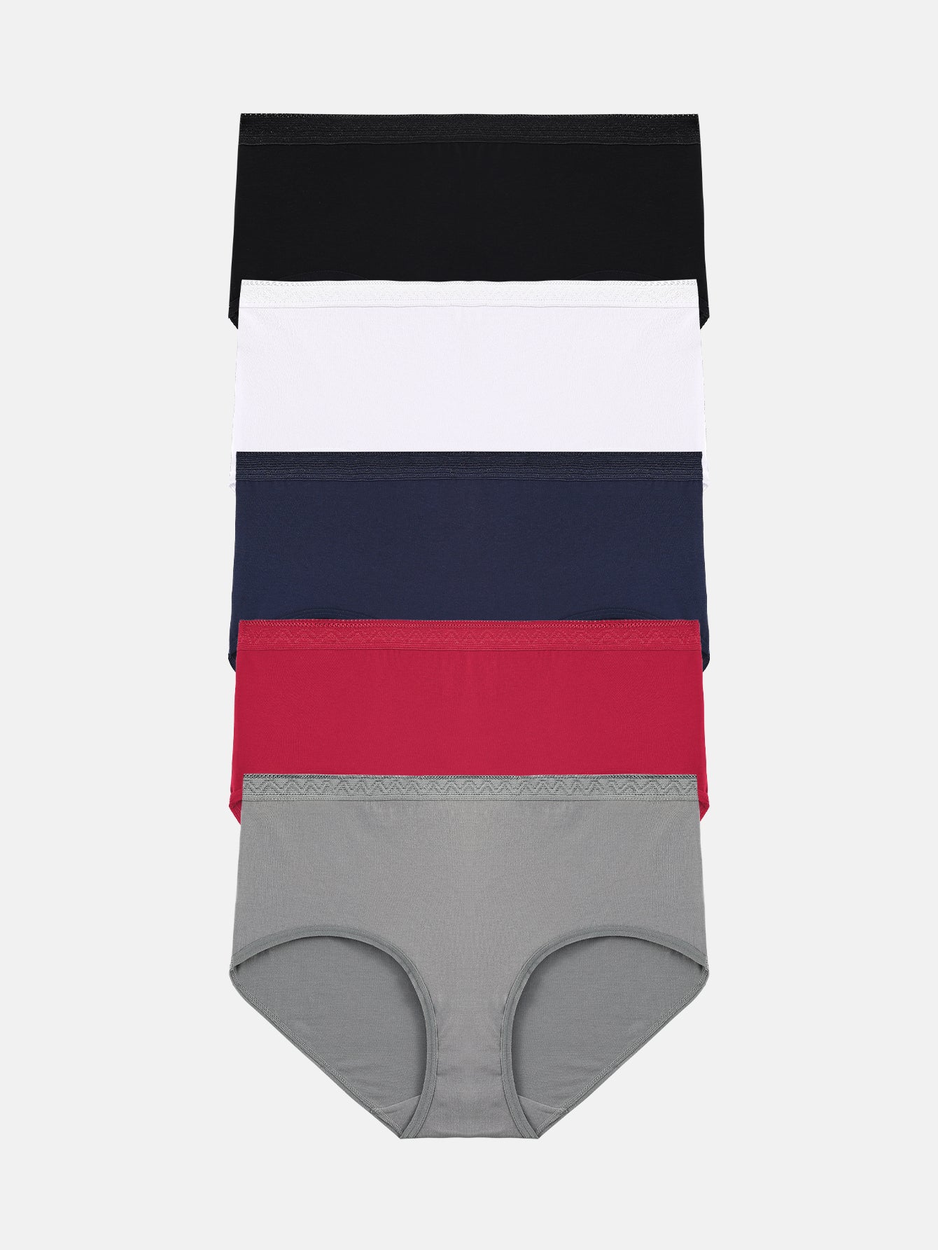 Women's Plus Size Cotton Brief Multipack  5-pack 1808