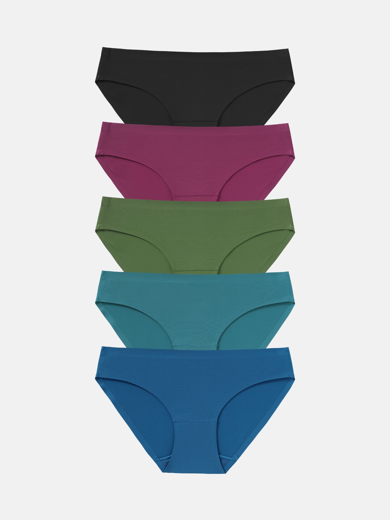 Women's Seamless Underwear No Show Panties Bikini Multipack  5-pack 826