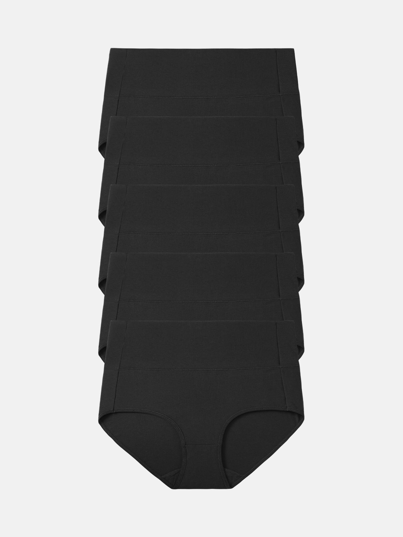 Women's High Waist Full Coverage Cotton Panties Multipack  5-pack 1002