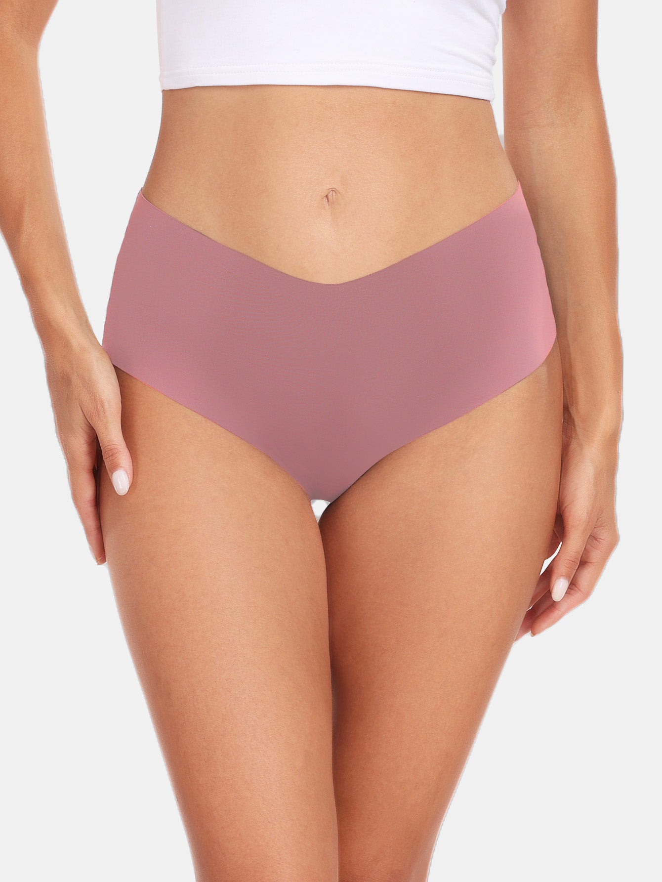 Women's Seamless Cheeky Panties No-Show Bikini Underwear for Women 6-PACK 855