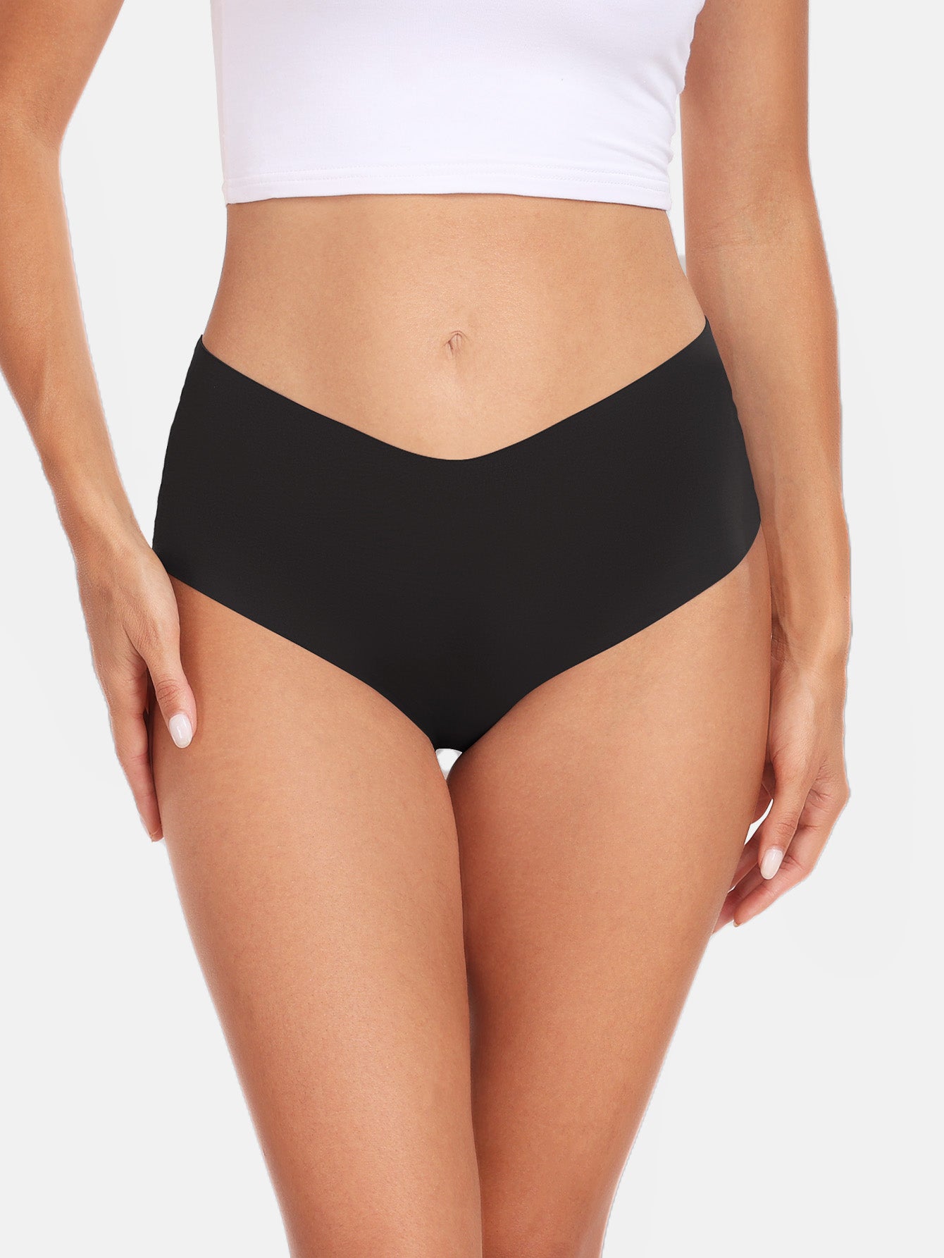 Women's Seamless Cheeky Panties No-Show Bikini Underwear for Women 6-PACK 855