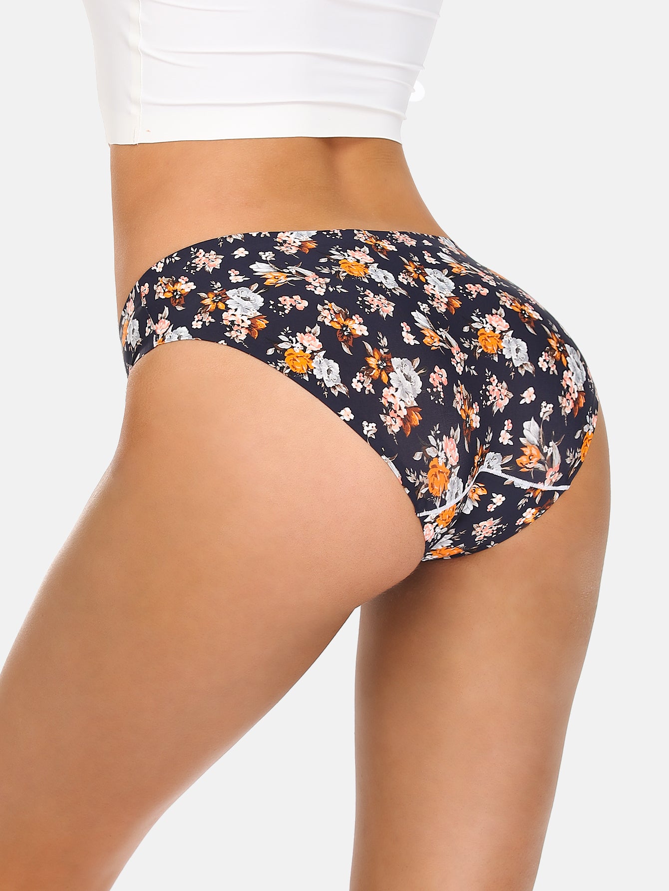 Women's Seamless Underwear No Show Panties Bikini Multipack  5-pack 826