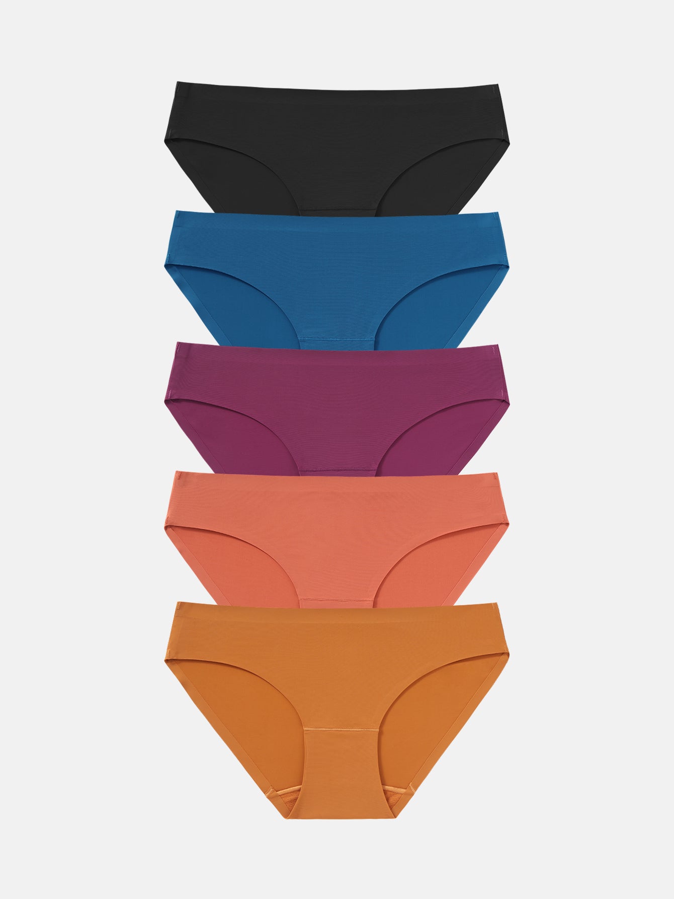 Women's Seamless Underwear No Show Panties Bikini Multipack  5-pack 826