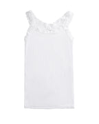 Women's Seamless Lace Tank Top Soft Ribbed Basic Camisole for Ladies Sexy Undershirt