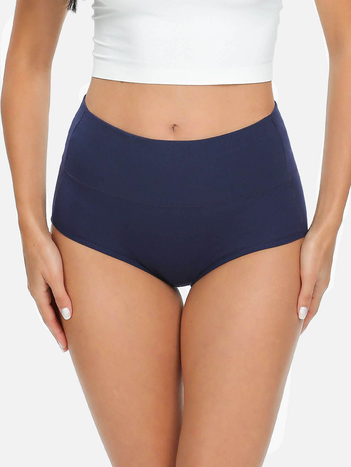 Women's High Waist Full Coverage Cotton Panties Multipack  5-pack 1002