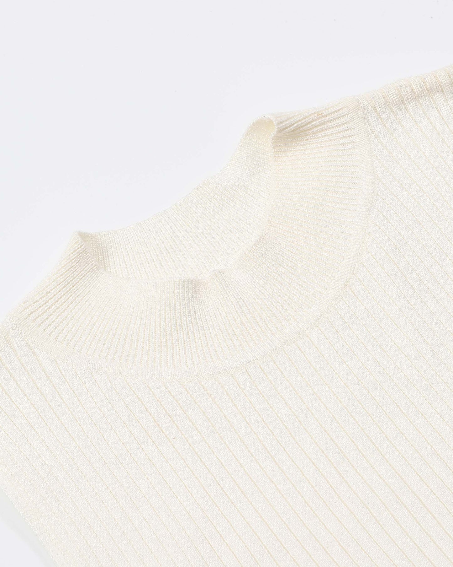 Women's Mock Neck Knit Sweater Vest Sleeveless Casual Trendy Summer Ribbed Pullover Tank Tops
