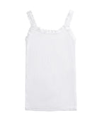 Women's Seamless Lace Tank Top Soft Ribbed Basic Camisole for Ladies Sexy Undershirt