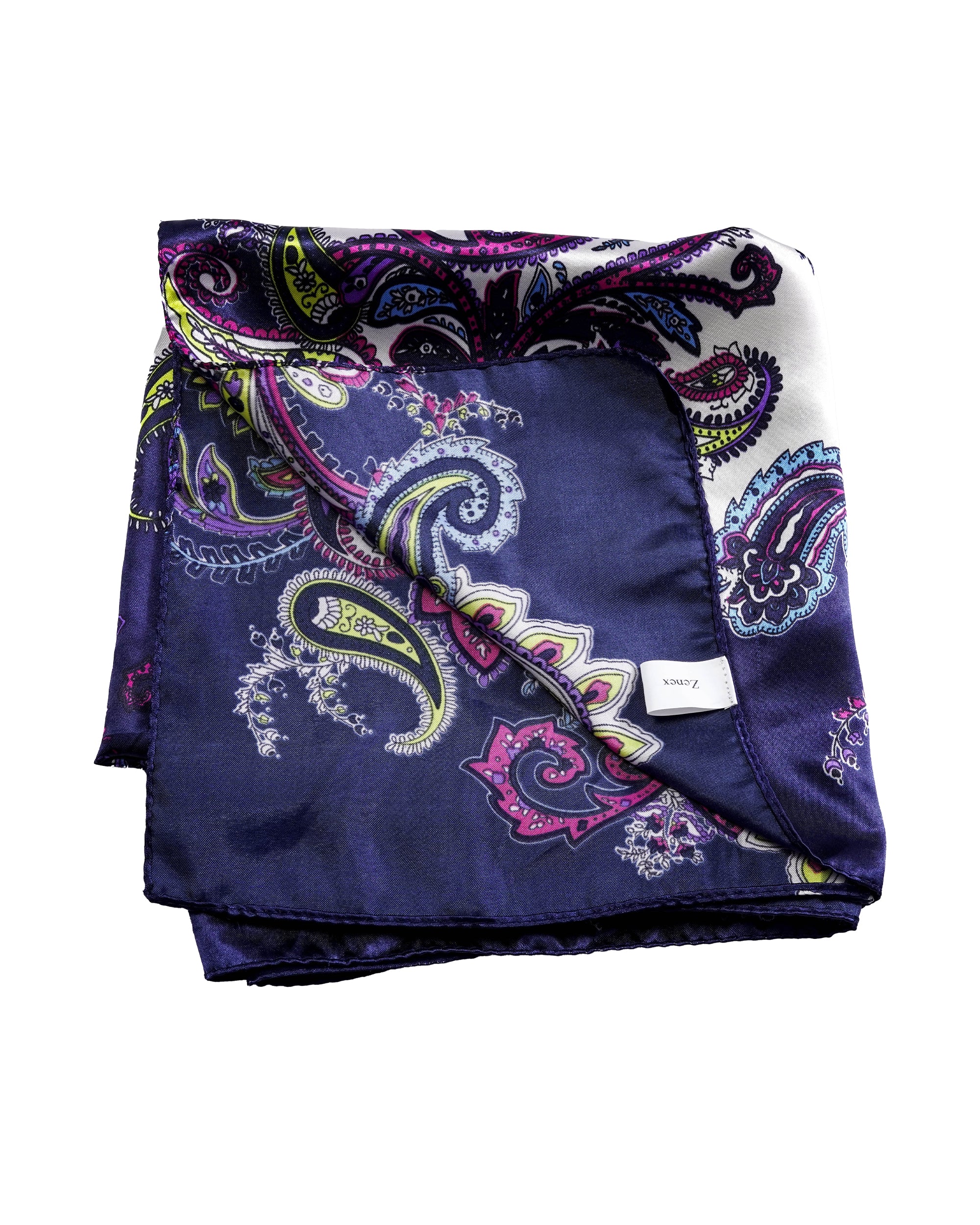 Silk Head Scarves for Women Satin Hair Scarf 35”Large Square Bandana Silk Like Neck Scarf Shawl