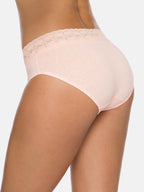 Women's Lace Cotton Bikini Multipack underwear 5-pack 6002