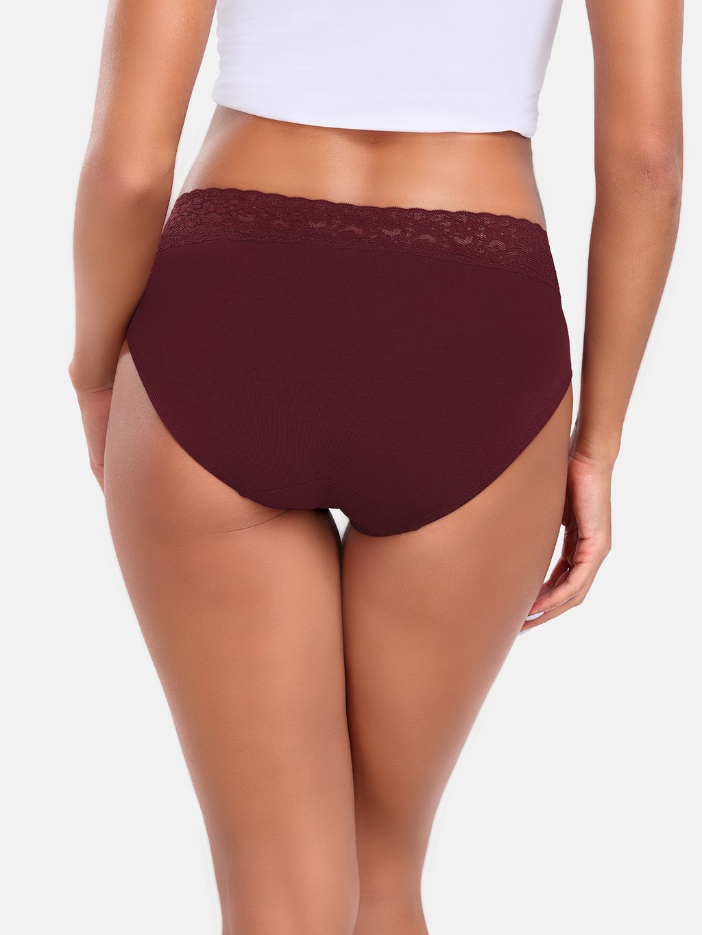 Women's Lace Cotton Bikini Multipack underwear 5-pack 6002