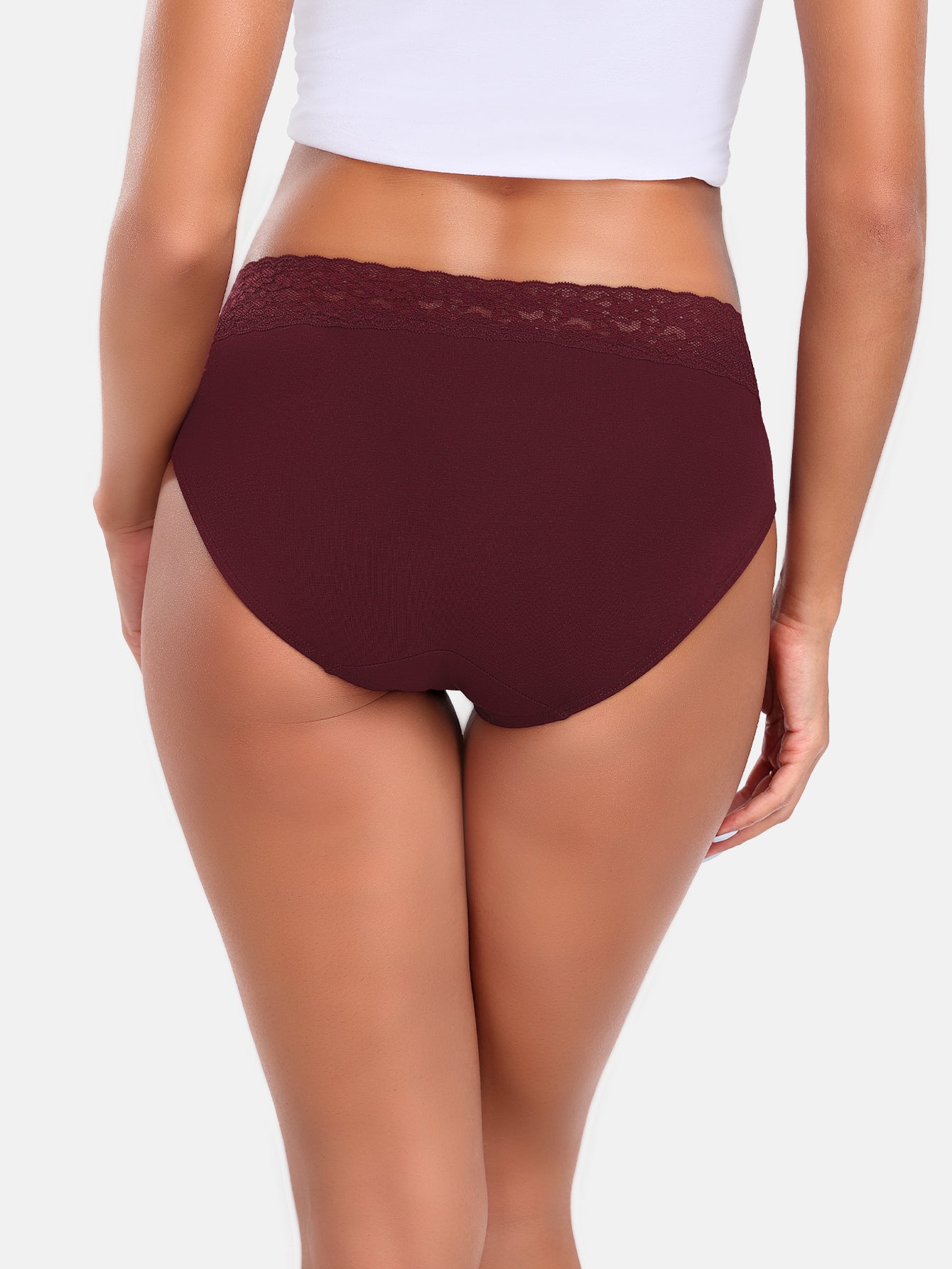 Women's Lace Cotton Bikini Multipack underwear 5-pack 6002