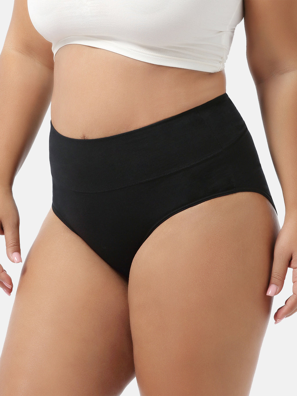 Women's High Waist Full Coverage Cotton Panties Multipack  5-pack 1002