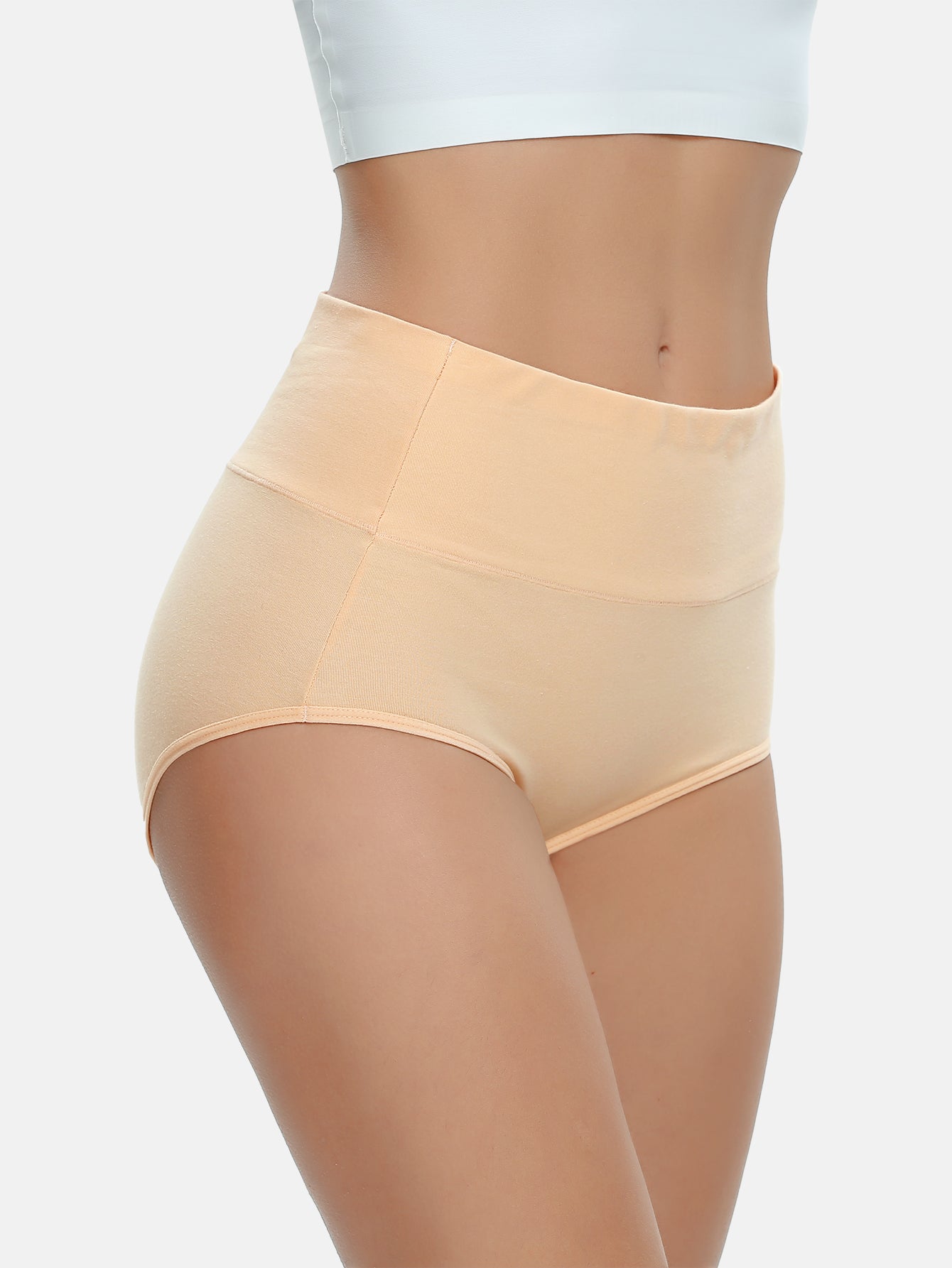 Women's High Waist Full Coverage Cotton Panties Multipack  5-pack 1002