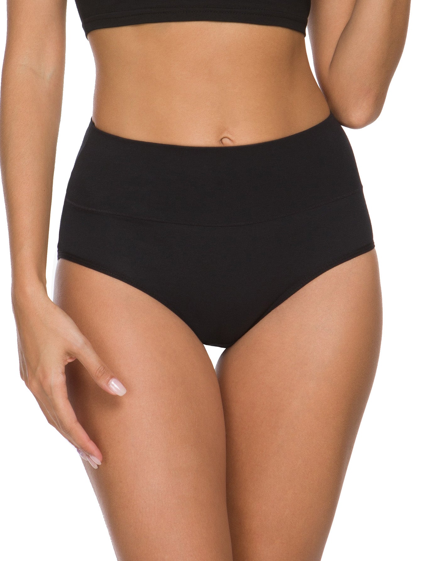 Women's High Waist Full Coverage Cotton Panties Multipack  5-pack 1002