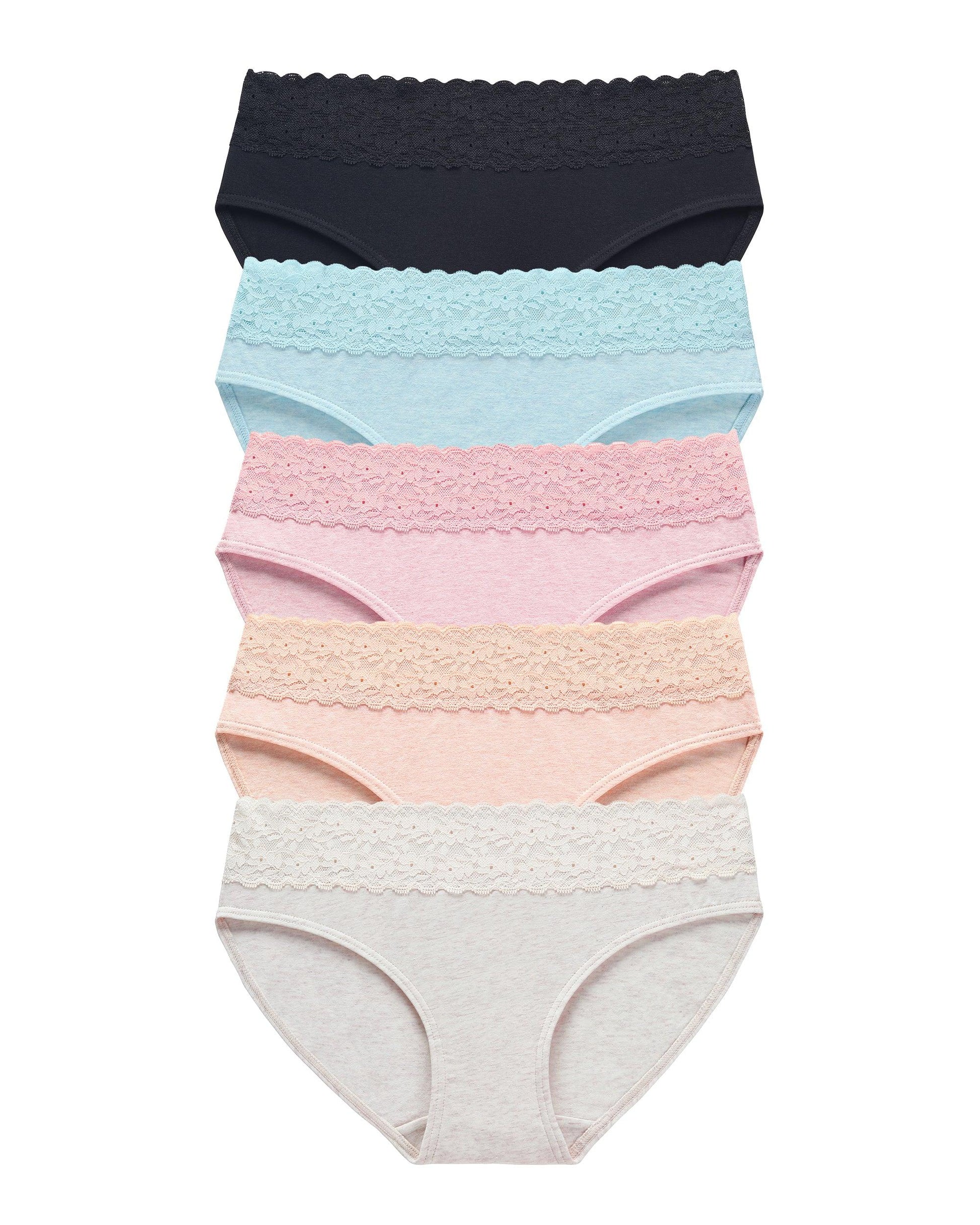 Women's Lace Cotton Bikini Multipack - GNEPH - GNEPH