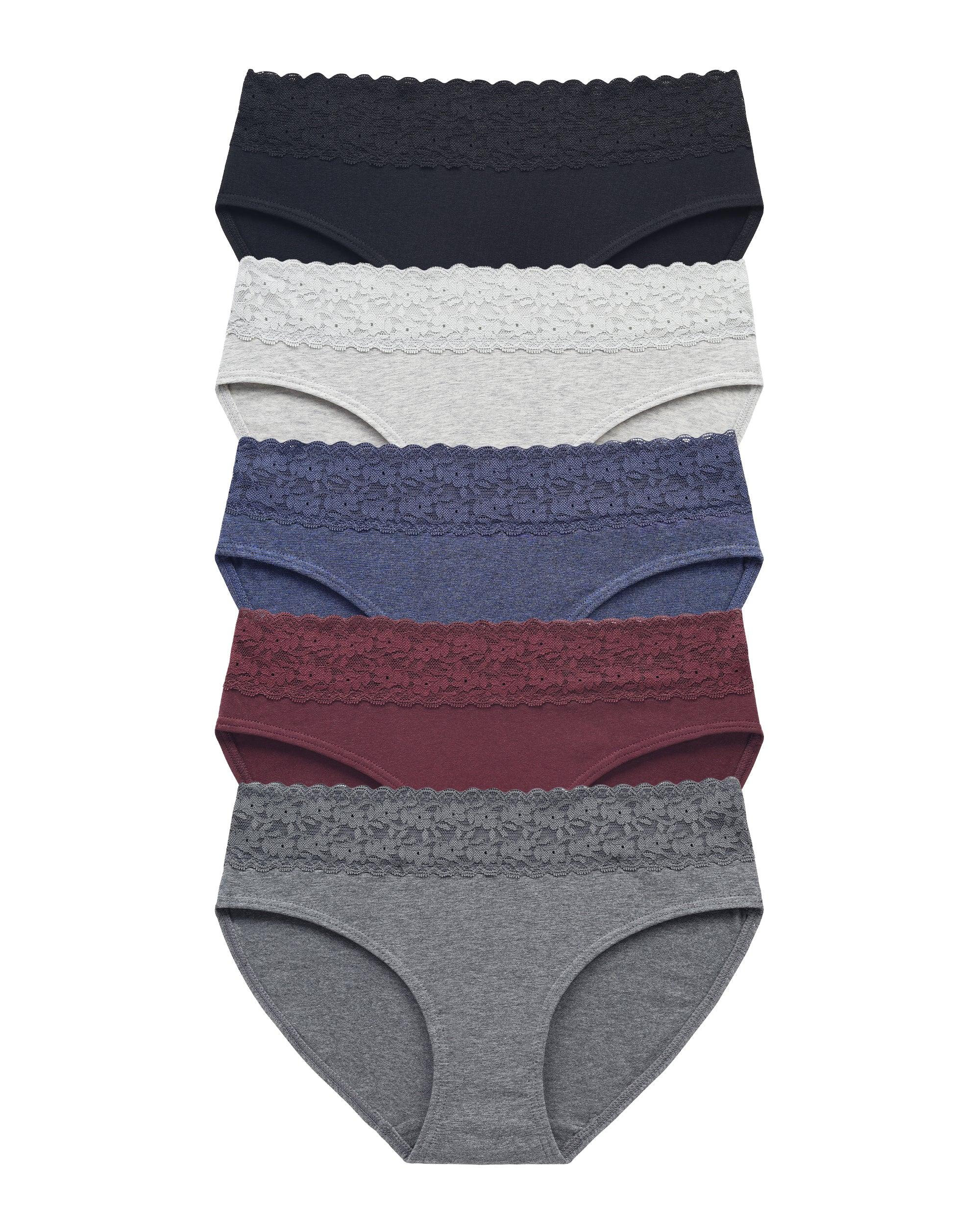Women's Lace Cotton Bikini Multipack - GNEPH - GNEPH
