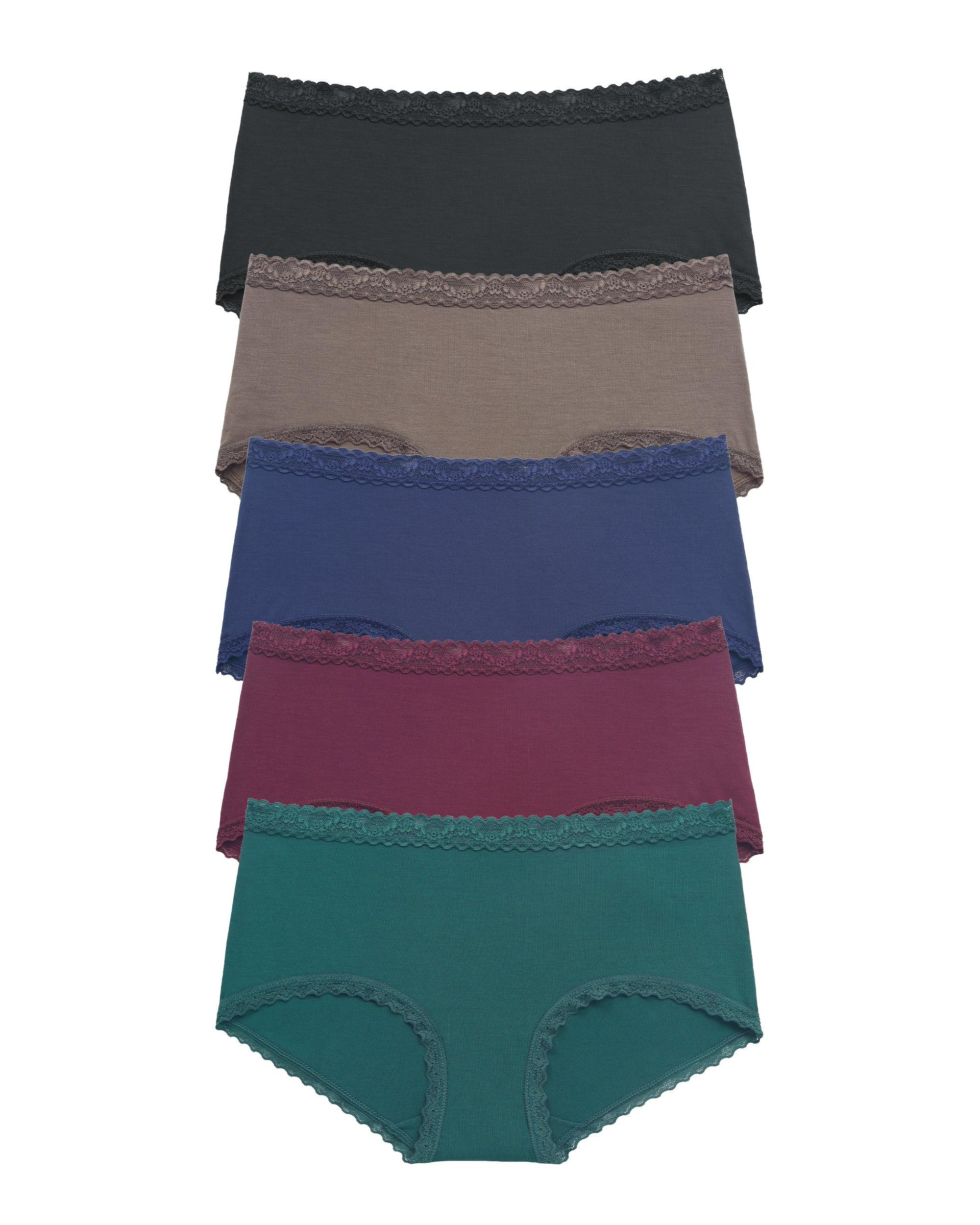 Women's Modal Hipster Underwear with Lace - GNEPH - GNEPH