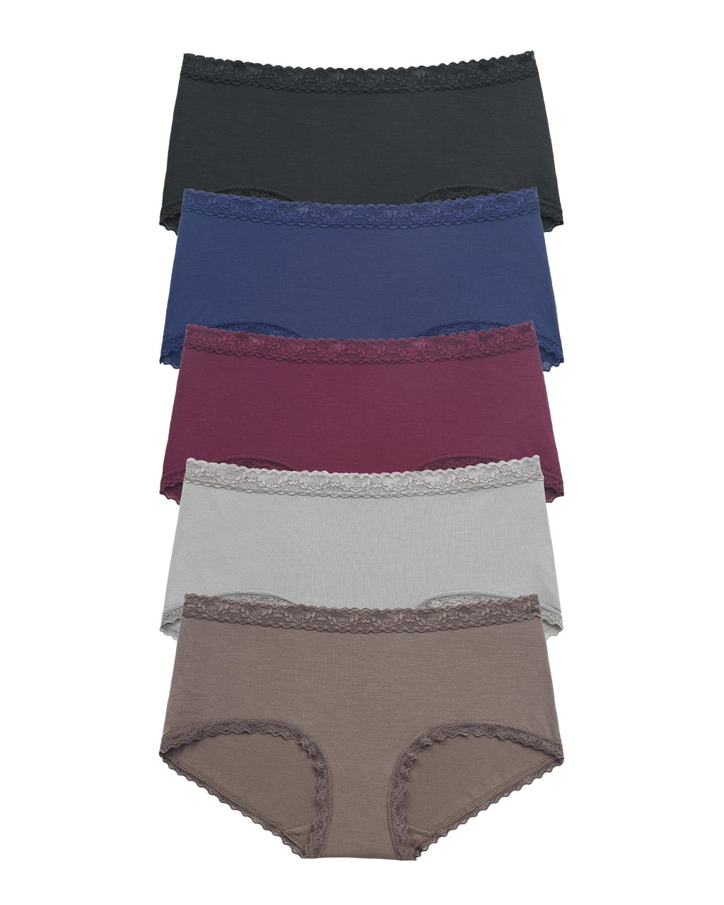 Women's Modal Hipster Underwear with Lace - GNEPH - GNEPH