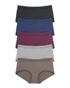 Women's Modal Hipster Underwear with Lace - GNEPH - GNEPH