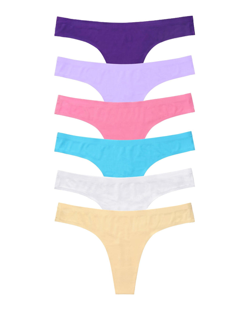 Women's Seamless Low-Rise Thong Multipack - GNEPH - GNEPH