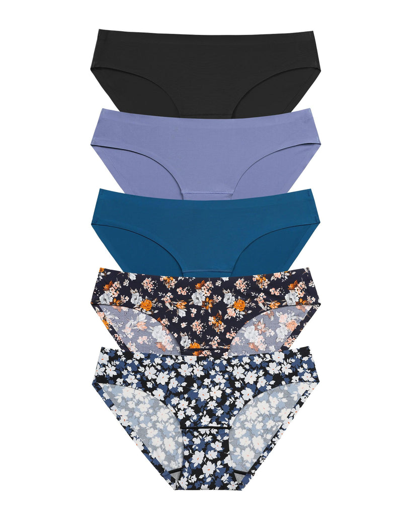 Women's Seamless Underwear No Show Panties Bikini Multipack - GNEPH - GNEPH