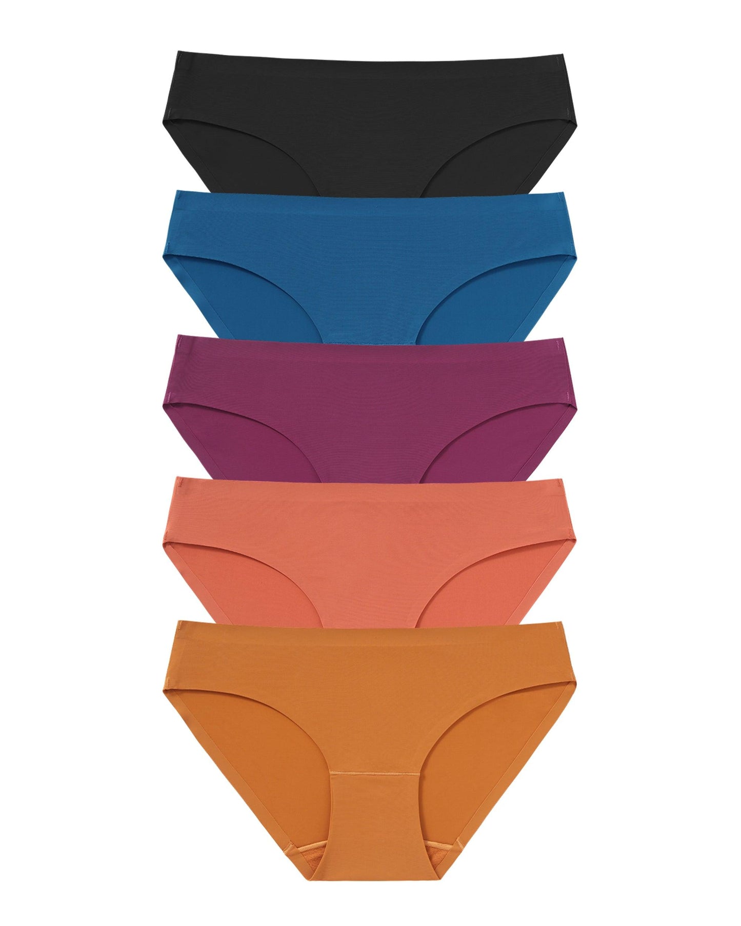 Women's Seamless Underwear No Show Panties Bikini Multipack - GNEPH - GNEPH