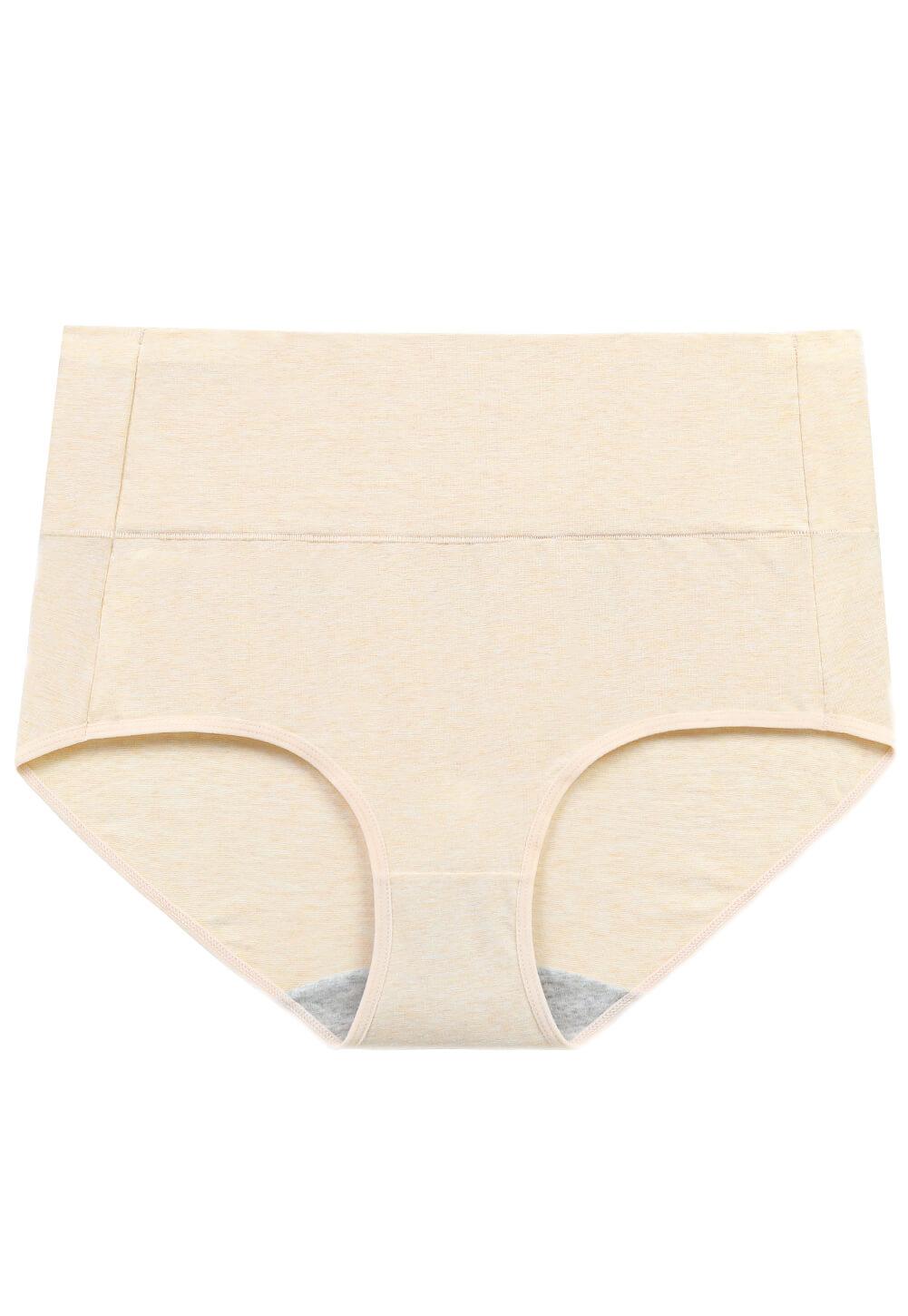 Women's High Waist Full Coverage Cotton Panties - GNEPH - GNEPH