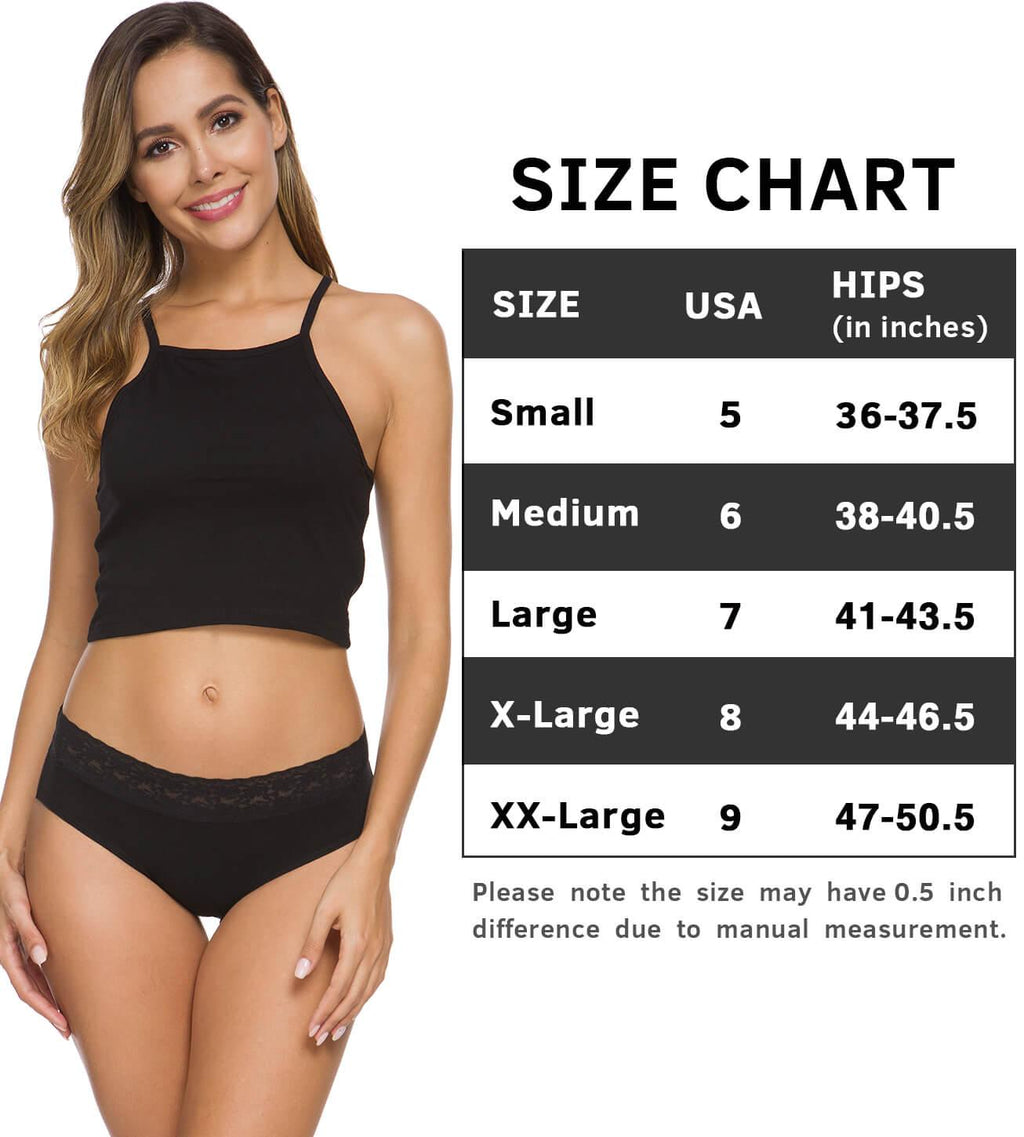 Women's Lace Cotton Bikini Multipack - GNEPH - GNEPH